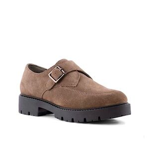 Seychelles Foremost Leather Chunky Platform Loafers Monk Strap Oxford New NWOT